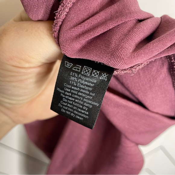 Alphalete | OG Revival Seamless Compression Workout Leggings Mauve Pink Size XS - Picture 11 of 11